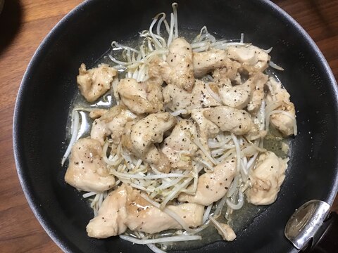 レンジで簡単！鶏むねもやし